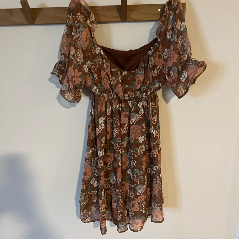 Floral mini dress